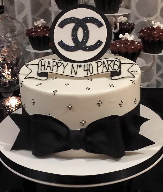 Coco Chanel No 40 Birthday Cake
